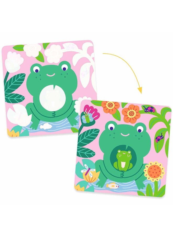 Djeco | magisch kleuren | garden baby animals