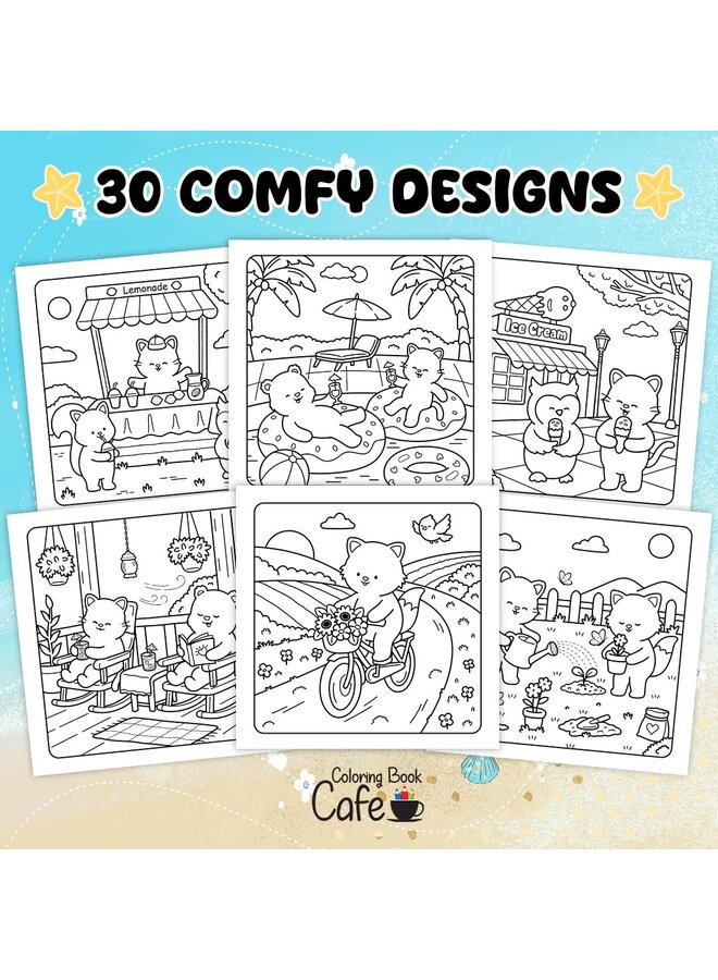 Boeken | cute & cozy coloring | comfy summer