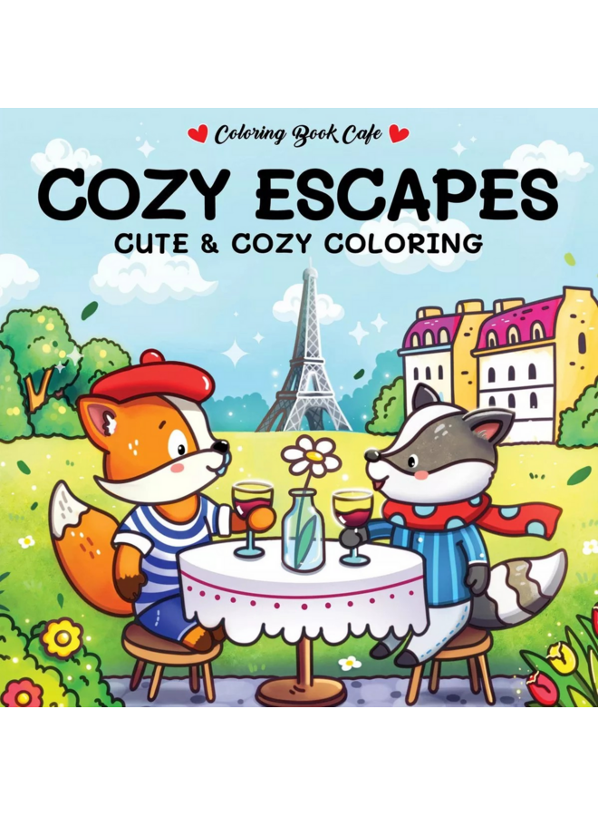 Boeken | cute & cozy coloring | cozy escapes