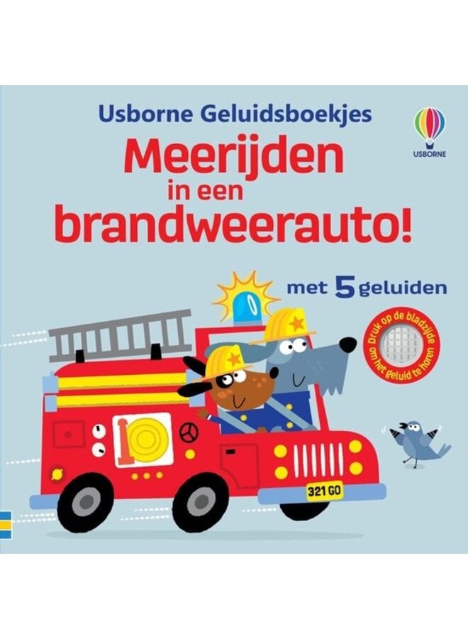 Boeken | geluidenboek | meerijden in een brandweerauto