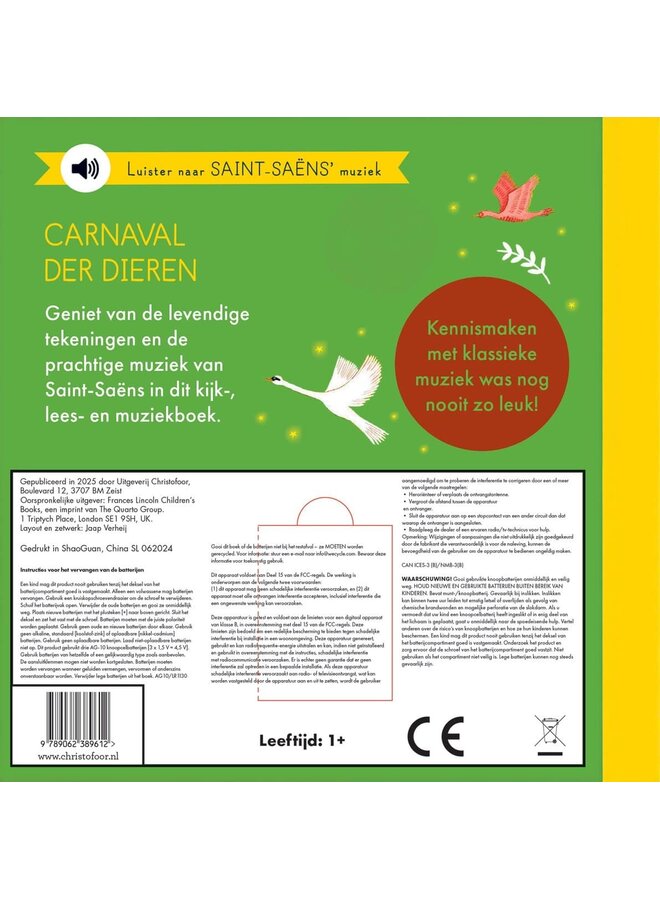 Boeken | geluidenboek | het kleine verhalenorkest | carnaval der dieren