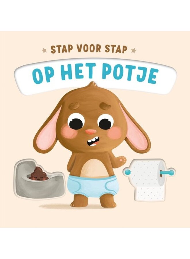 Boeken | kartonboek | op het potje - stap voor stap