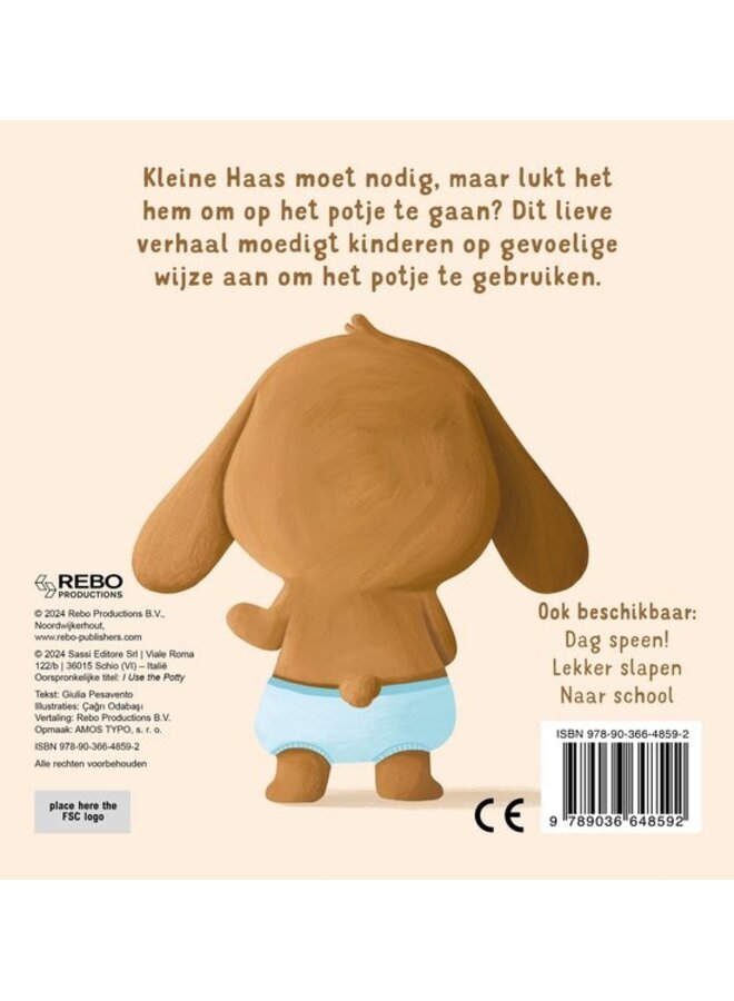 Boeken | kartonboek | op het potje - stap voor stap