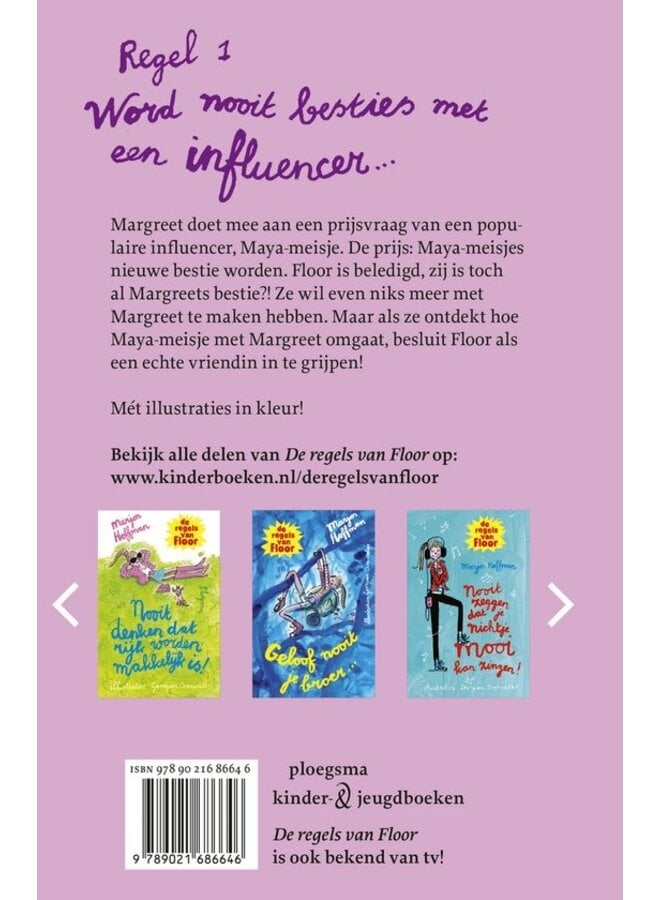 Boeken | floor: wordt nooit besties met een influencer!