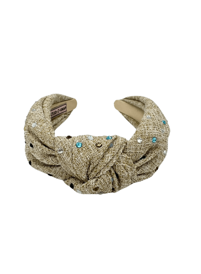 Altijd Knap | haarband | tweed sparkle beige