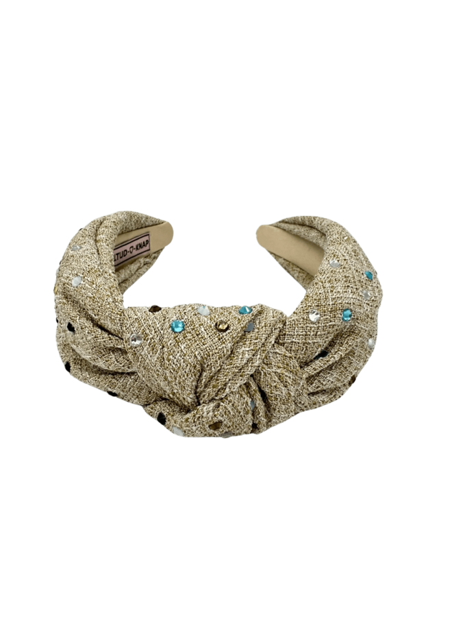 Altijd Knap | haarband | tweed sparkle beige