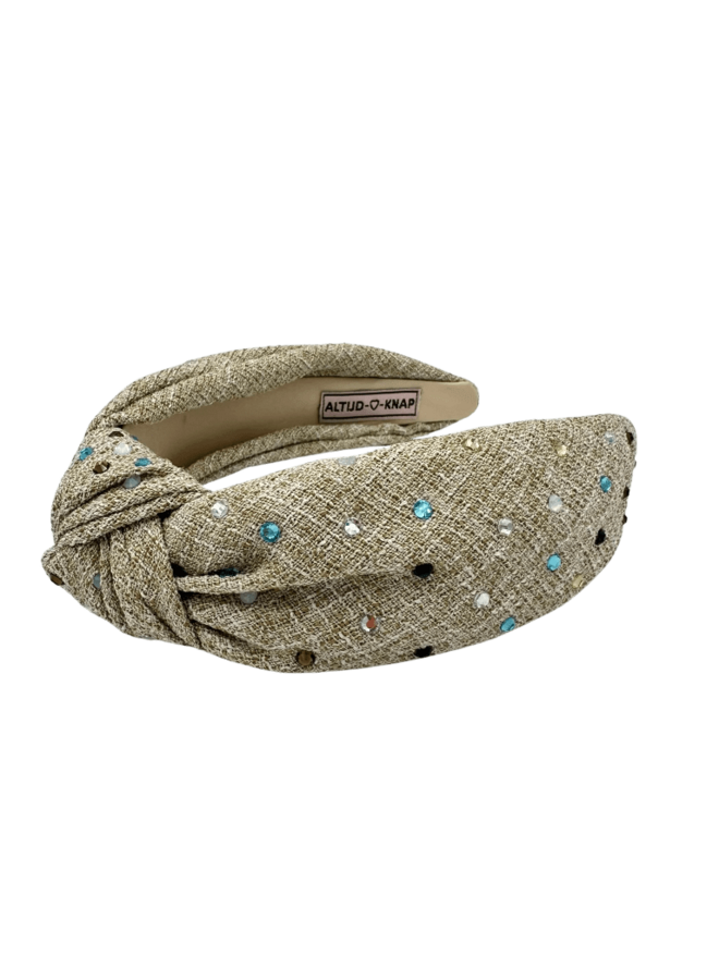Altijd Knap | haarband | tweed sparkle beige