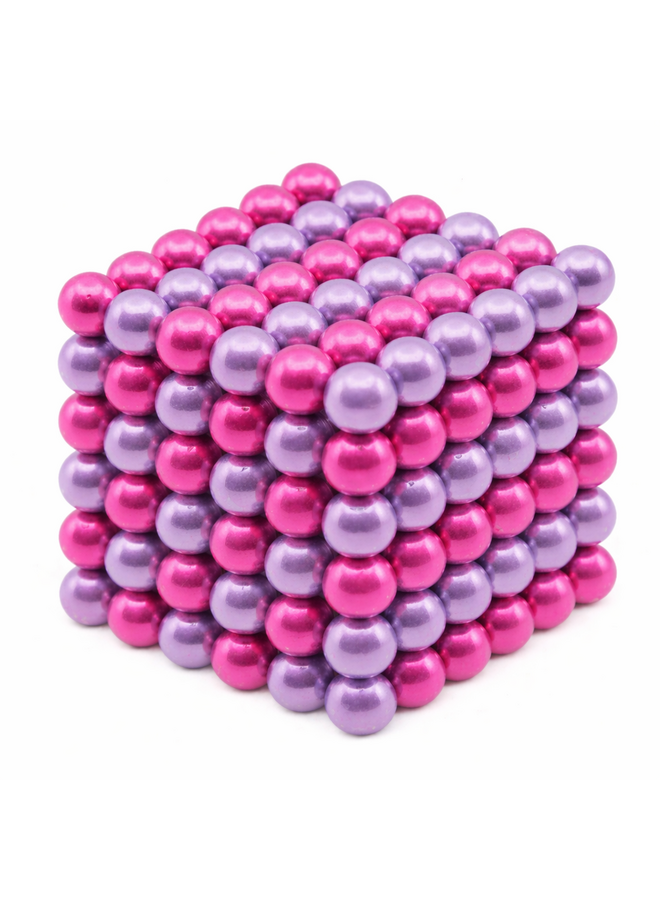 Magneetballetjes | lila/roze