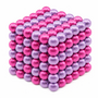 Magneetballetjes | lila/roze