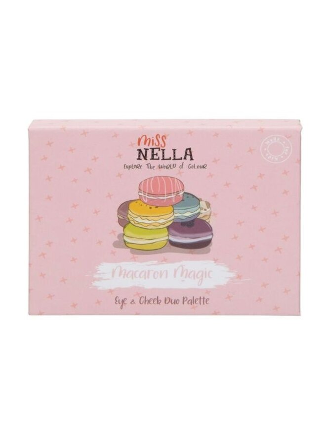Miss Nella | eye & cheek duo palette | macaron magic