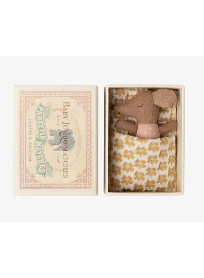 Maileg | baby mouse sleepy/wakey in box | girl