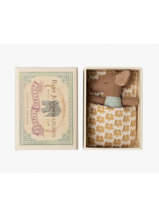 Maileg | baby mouse sleepy/wakey in box | boy