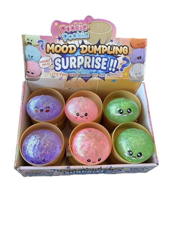Dumpling squishy | glitter met licht