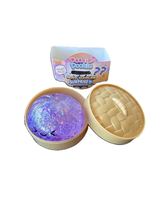 Dumpling squishy | glitter met licht
