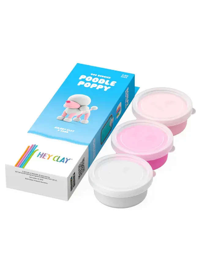 Hey Clay | 3 cans | poodle poppy