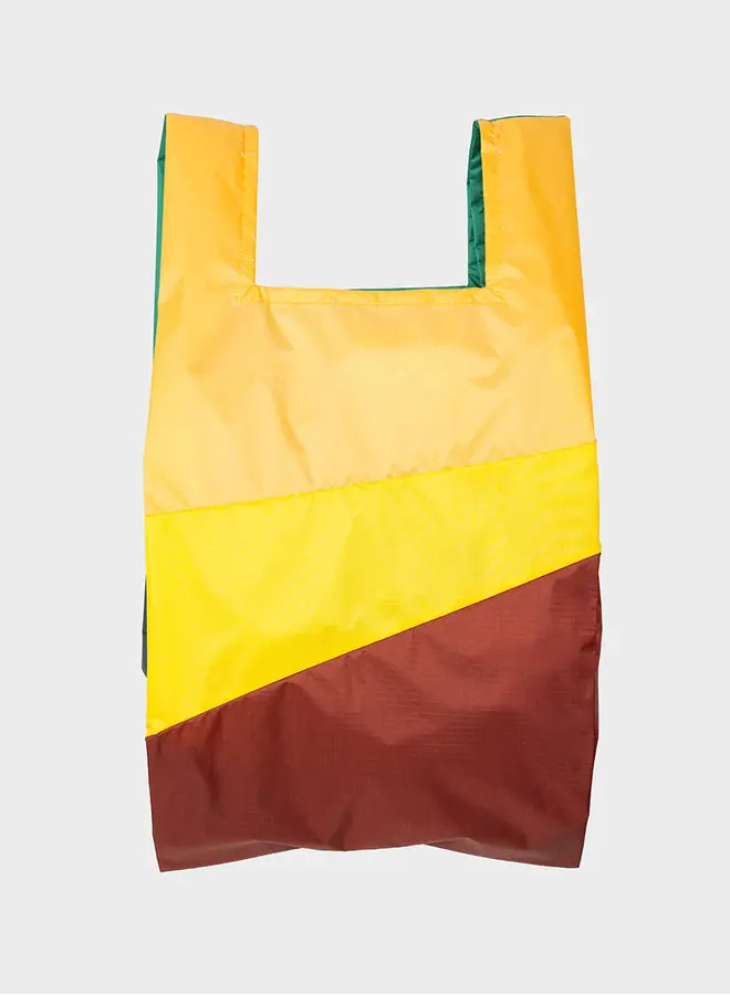 Susan Bijl | shopping bag | multi tv yellow | large