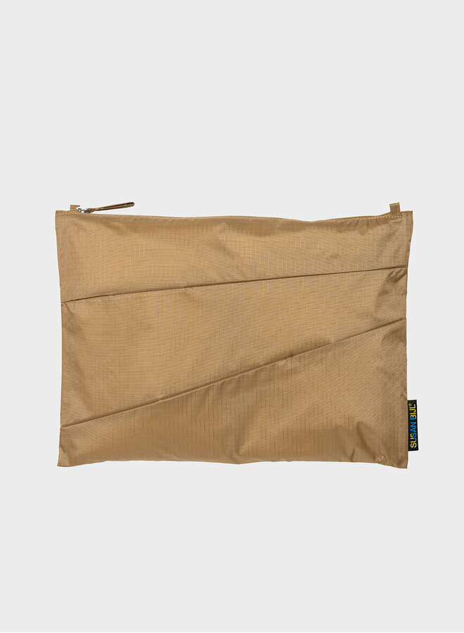 Susan Bijl | pouch | mono camel | Large