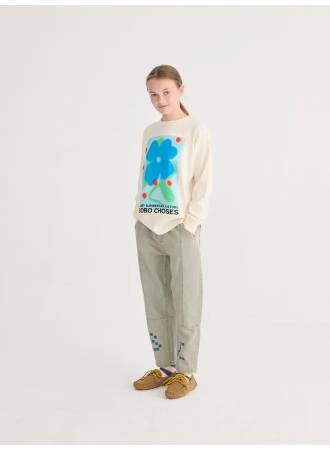 Bobo Choses | square bobo choses denim pants | prussian blue