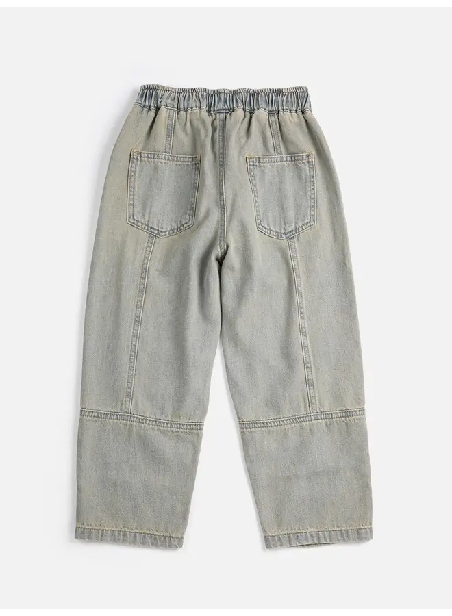 Bobo Choses | square bobo choses denim pants | prussian blue