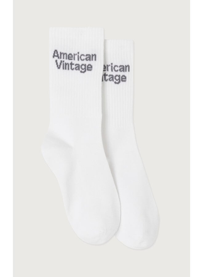 American Vintage | clypsun sokken | blanc