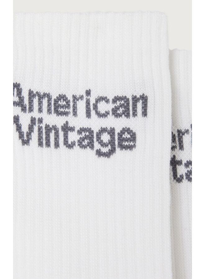 American Vintage | clypsun sokken | blanc