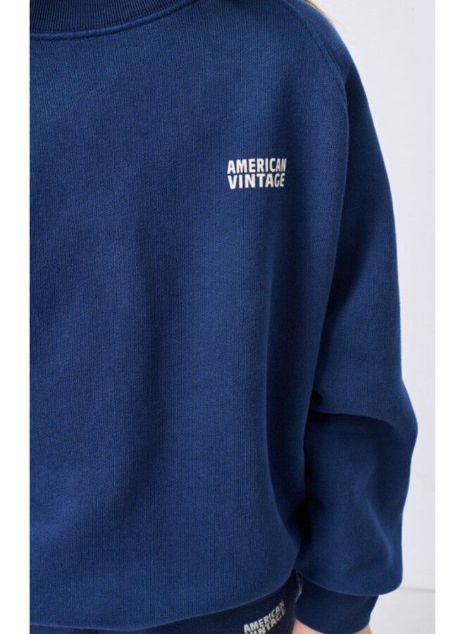 American Vintage | izubird sweatshirt | navy vintage