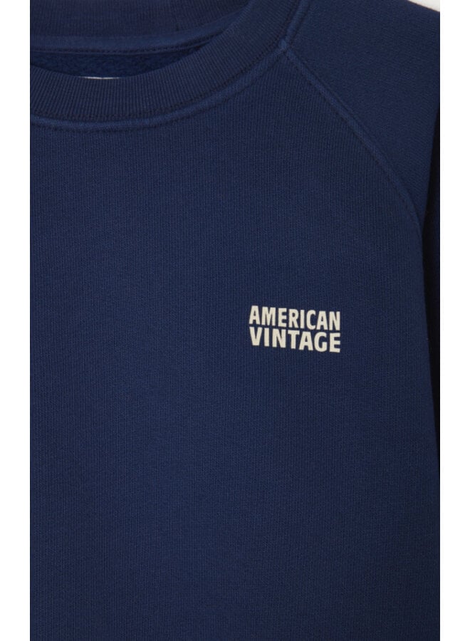 American Vintage | izubird sweatshirt | navy vintage