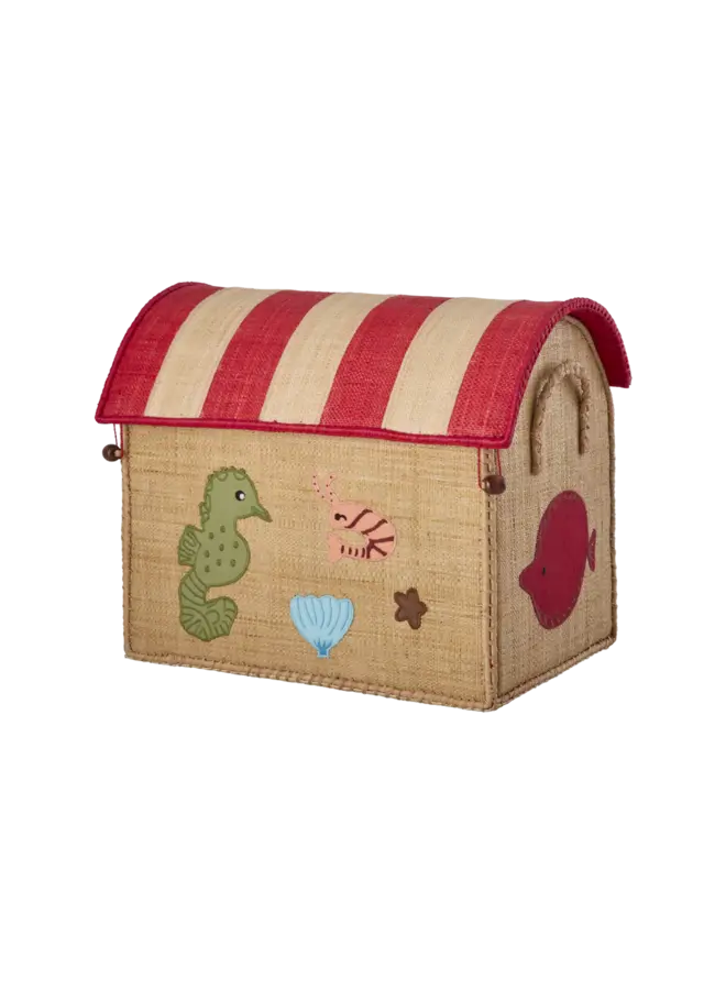 Rice | raffia basket | ocean theme | small