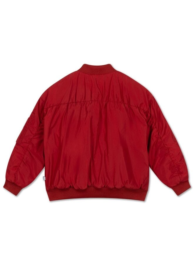 Repose | bomber coat | rusty red