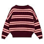 Repose | knit slouchy sweater | mulberry flamingo ajour