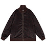 Repose | zip up sweater | chocolate leopard