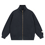 Repose | zip up sweater | moonless night black