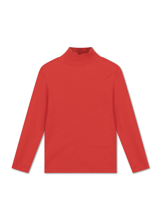 Repose | turtle neck | firecracker red