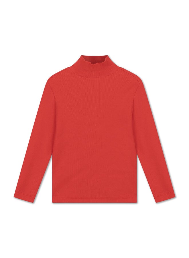 Repose | turtle neck | firecracker red
