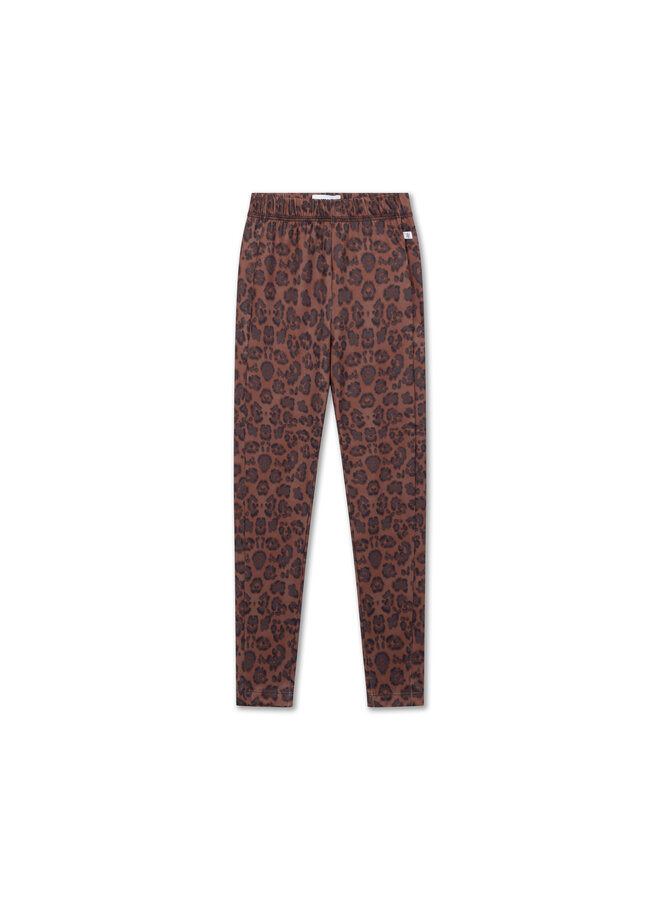 Repose | legging | chocolate leopard