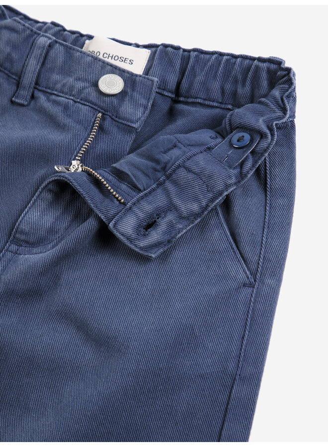 Bobo Choses | mr. footish knee pads woven pants | midnight blue