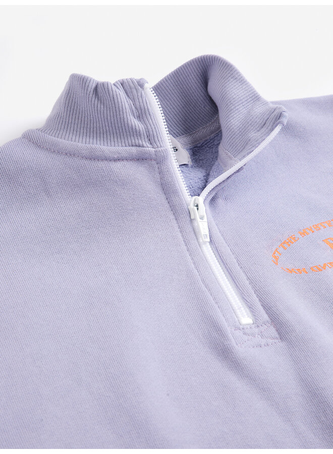 Bobo Choses | mystery bc half zipped sweatshirt | navy blue