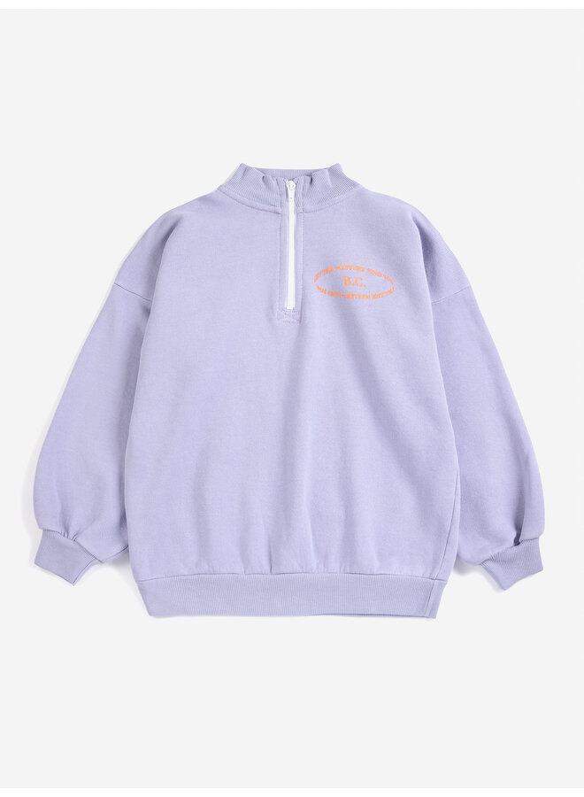 Bobo Choses | mystery bc half zipped sweatshirt | navy blue