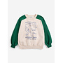 Bobo Choses | mr. footish raglan sweatshirt | offwhite