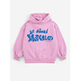 Bobo Choses | all about monsters hoodie | pink