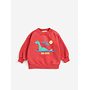 Bobo Choses | lake monster sweatshirt | red