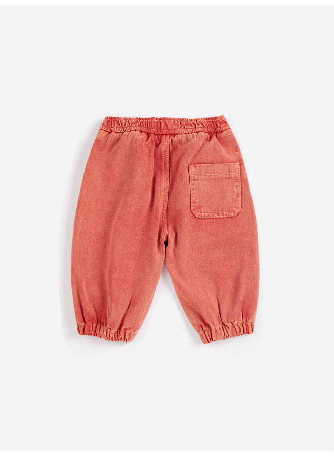 Bobo Choses | booo bo choses tag denim pants | red