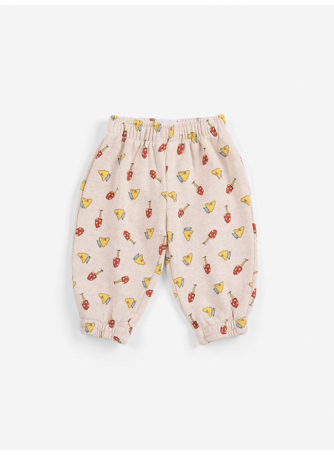 Bobo Choses | mush monster duo all over jogging pants | offwhite