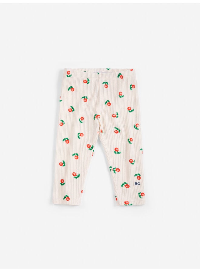 Bobo Choses | stamp bloom all over leggings | offwhite