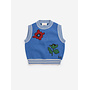 Bobo Choses | blossom knitted vest | blue