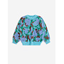 Bobo Choses | watercolor all over jacquard jumper | green