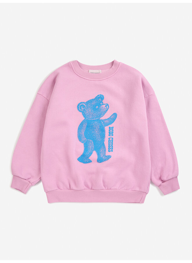 Bobo Choses | softpaw monster sweatshirt | pink