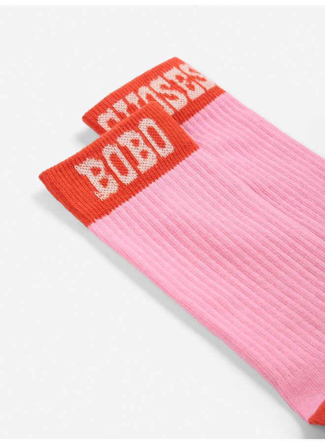 Bobo Choses | bobo choses pop long socks | fuchsia