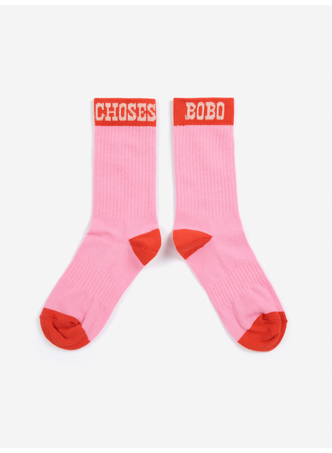 Bobo Choses | bobo choses pop long socks | fuchsia