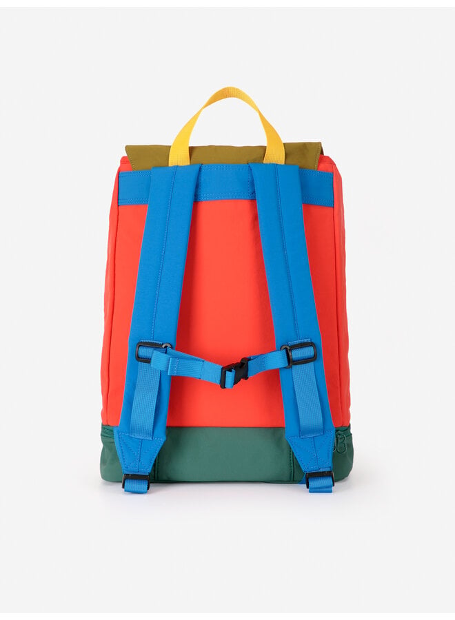 Bobo Choses | beast tag color block backpack | red